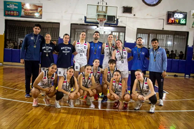 El básquet femenino de Rosario estuvo muy bien representado por Náutico.