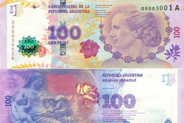 Imprimen nuevos billetes de $100 y buscan sacar de circulación los de Roca