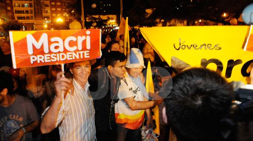 Santa Fe festejó el triunfo de Macri
