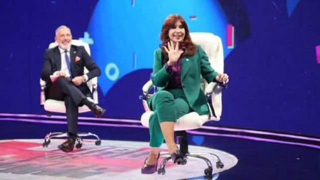 &nbsp;Cristina Fernández junto a Pablo Duggan en C5N.