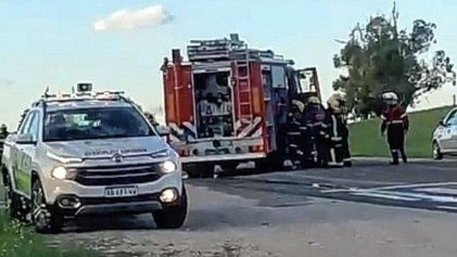 El tránsito debió ser asistido por el accidente en la zona del Aeroclub Diamante.