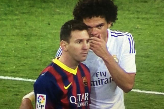 ¿Qué se dijeron Messi y Pepe en el Clásico?