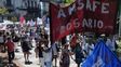 reclamo. Las autoridades sindicales pidieron la reapertura de paritarias. La inflación superó ampliamente el ingreso de los trabajadores, advirtió Terés.