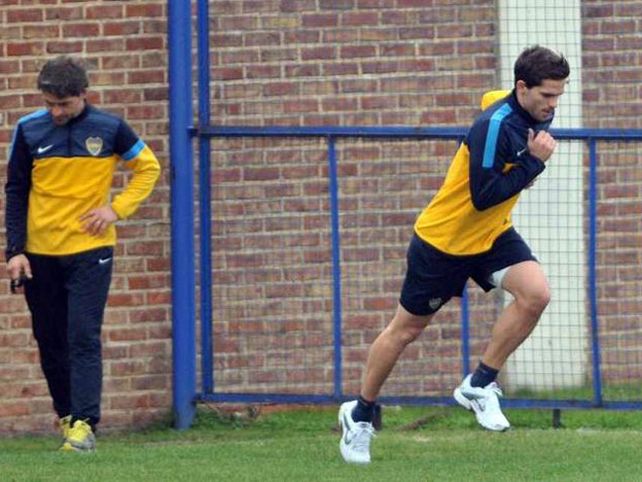 Gago intensificó su recuperación para poder jugar ante Godoy Cruz