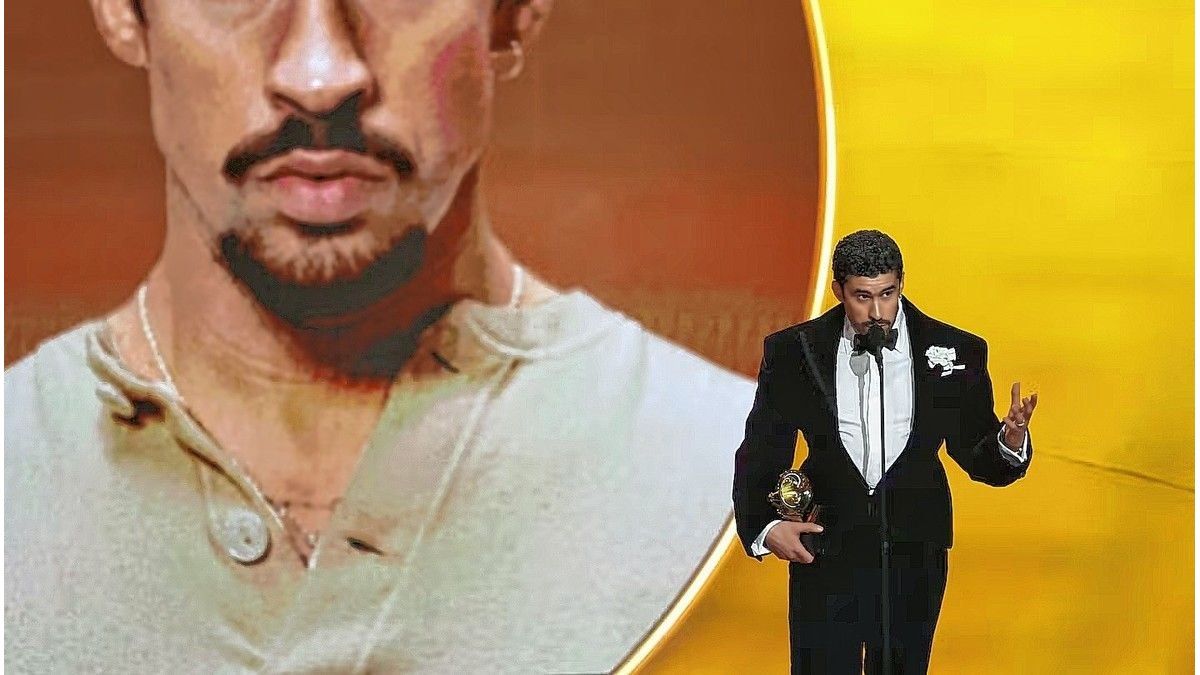Bad Bunny criticó las políticas migratorias de Trump con un fuerte mensaje en los Grammy