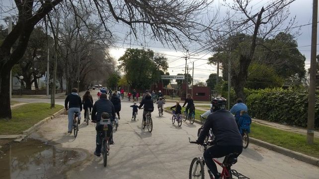 Funes vive su fiesta de la bicicleta