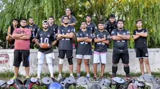 El primer equipo de Paraná Rebels.&nbsp; 