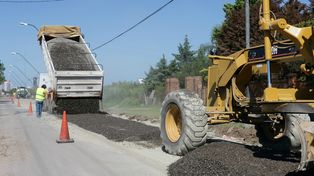 La obra de pavimentación del acceso al barrio Alto Verde, ya está en marcha