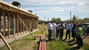 Se construye en Villa Teresa un nuevo Solar Municipal