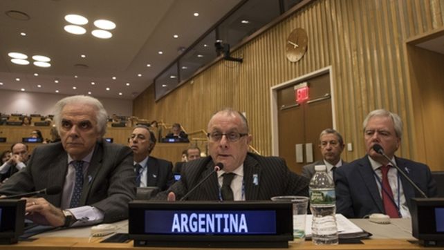 Naciones Unidas. El canciller argentino
