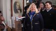 elisa carrio almorzo con macri, voto feliz pero fue increpada por manifestantes