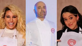 Vicky, Martitegui y Leticia, un triángulo amoroso que se armó en el reality de cocina.