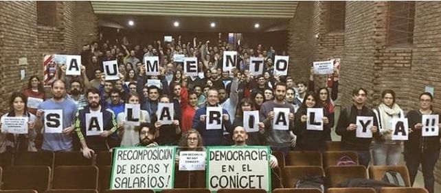 Becarios de Santa Fe alertan sobre un escenario crítico para la ciencia y tecnología