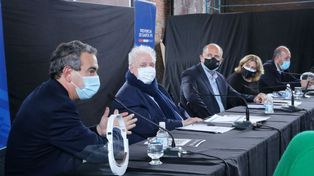 Ginés está en Rosario para analizar la situación sanitaria de la provincia.