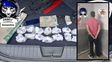 Rosario: cayó preso un ciclista con 1806 dosis de cocaína