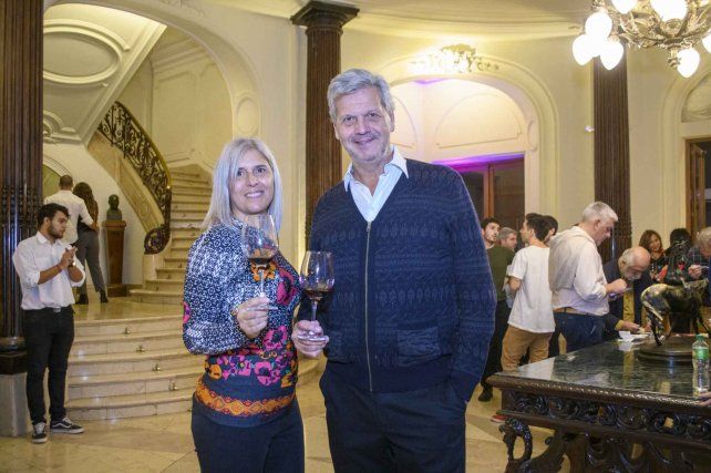 Claudia Caprile y Augusto Saraco