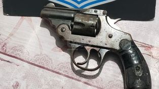 Arma secuestrada