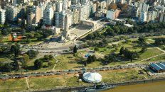 Vista aérea de Rosario. Vista aérea de Rosario.