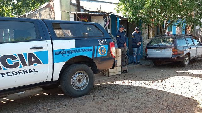 La Policía Federal realizó seis allanamientos simultáneos en Concordia y asegura que desbarató una banda narco.&nbsp;