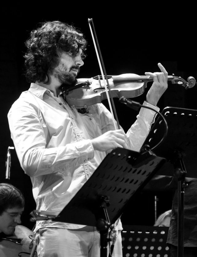 El violinista Simón Lagier.