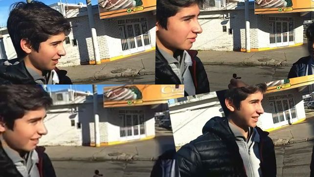 Antes de ir a la escuela a ver el partido