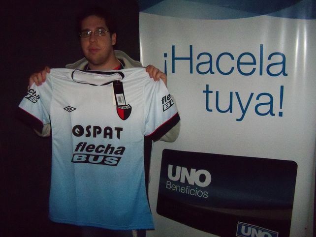 Agustín Álvarez Quintana participó y se llevó la camiseta del Sabalero.