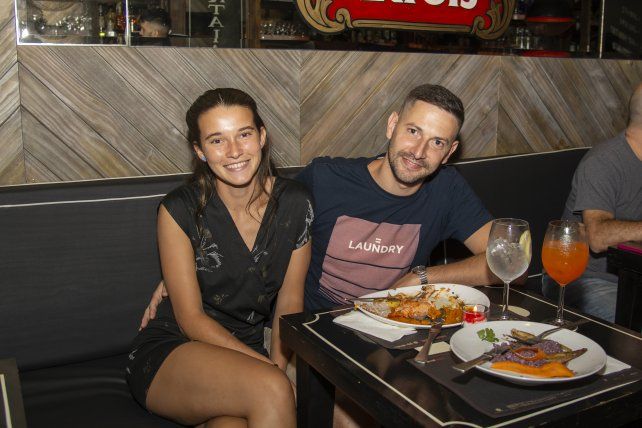Candela Lardino y Ramiro Castiñeiras.
