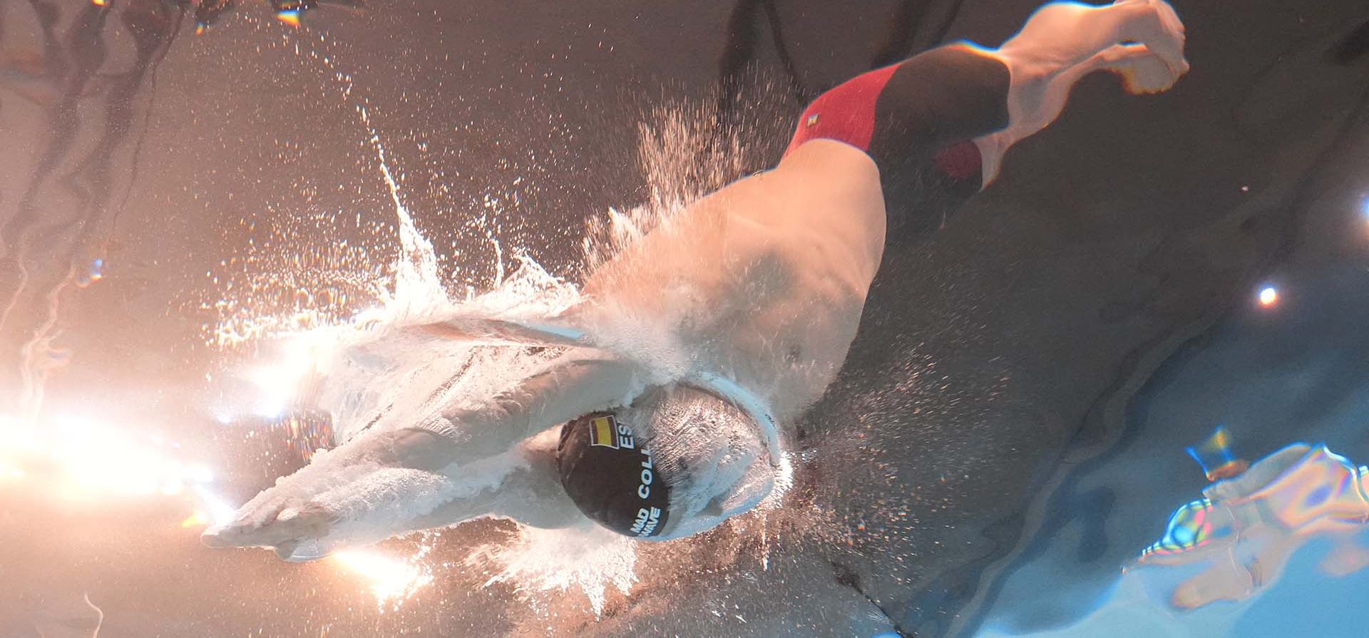 Carles Coll Martí de España compite en la serie masculina de 200 metros braza en el Campeonato Mundial de Natación en Doha, Qatar, el jueves 15 de febrero de 2024. (Foto AP/Lee Jin-man) Carles Coll Martí de España compite en la serie masculina de 200 metros braza en el Campeonato Mundial de Natación en Doha, Qatar, el jueves 15 de febrero de 2024. (Foto AP/Lee Jin-man)