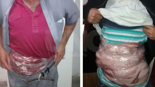 Sorprendieron a obreros del frigorífico Recreo llevándose carne adosada a sus cuerpos Sorprendieron a obreros del frigorífico Recreo llevándose carne adosada a sus cuerpos