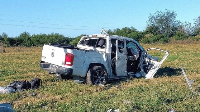El accidente se produjo en el ingreso a Hasenkamp.