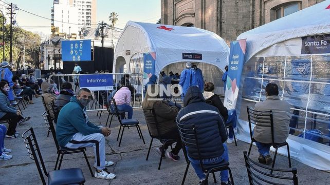 Domingo sin vacunación en la provincia de Santa Fe pero con centros de testeo abiertos