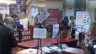 Sileoni dijo que el ámbito académico no es el propicio para una muestra porno