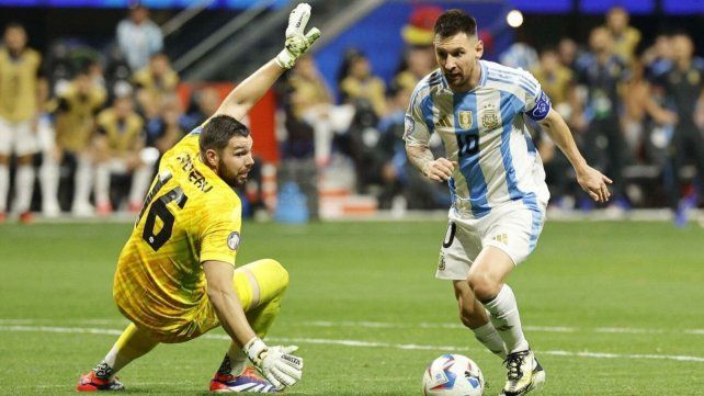Lionel Messi, el mejor de la Argentina de Scaloni ante Canadá