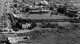 Rosario Central tuvo recién su primera estructura de cemento en el año 1929, tres años después de su inauguración