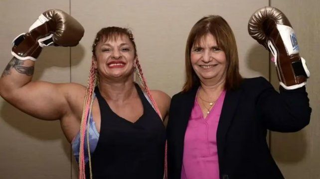 Patricia Bullrich y Alejandra Locomotora Oliveras