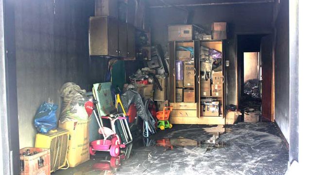 La casa donde se produjo el siniestro que se cobró dos vidas.&nbsp;