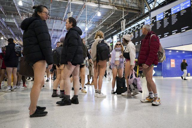 El día que el subte de Londres se llenó de pasajeros en ropa interior