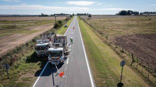 Va llegando a su fin la obra de pavimentación entre San Rafael y Santa Rosa.