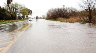 Corte de tránsito en la ruta 33 entre Pujato y la A012 por las intensas lluvias