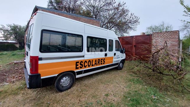 El trasnsporte escolar estaba en Varadero Sarsotti