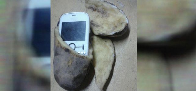 El telófono fue encontrado por personal de la Jefatura de San Lorenzo.