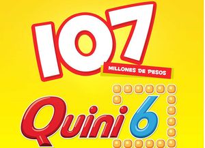 Este domingo el Quini 6 sortea $107 millones