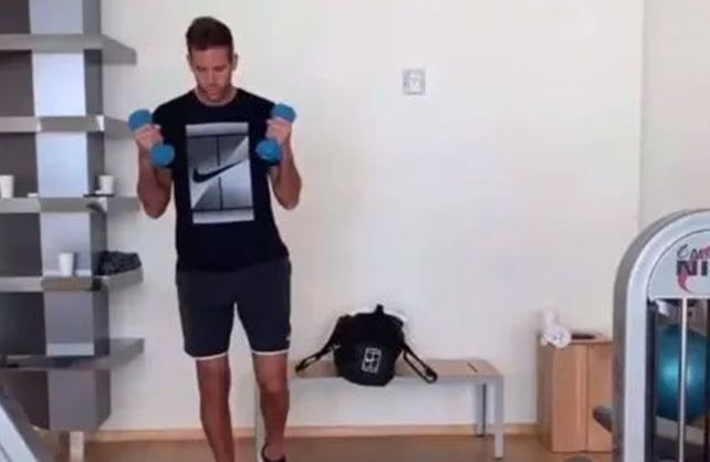 Del Potro mostró un video a dos meses de su operación