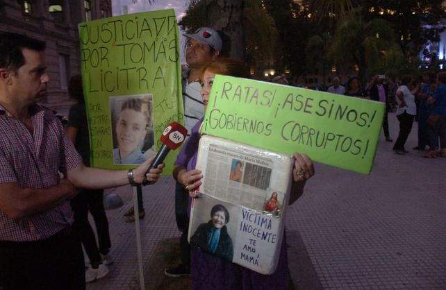 Marcha en reclamo de seguridad