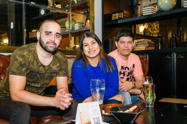 Wiliams Castellano, Carolina Salcedo y Jesús Barrios.