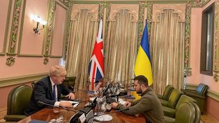 El premier británico se reunió con Zelenski en una visita sorpresa a Kiev