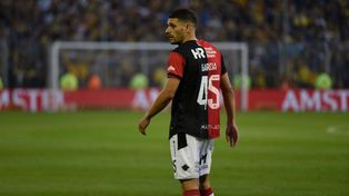 Juanchón García se sumó a la Lepra en agosto y jugó algunos minutos en el clásico ante Central.