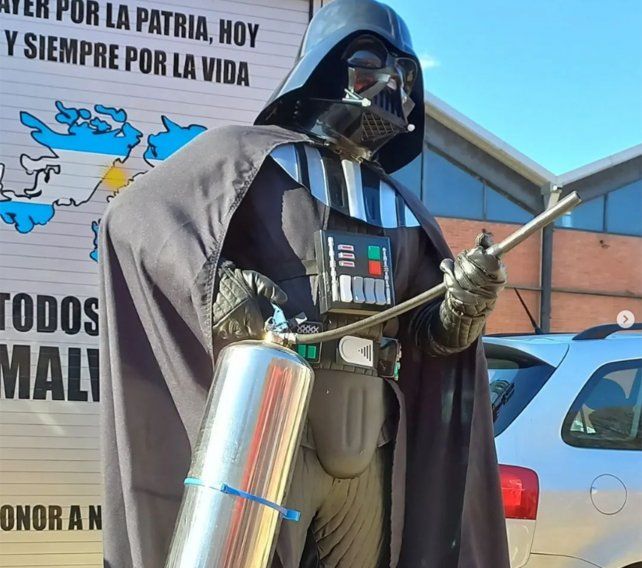 El día que Darth Vader aprendió cómo apagar incendios y salvar vidas en Rosario