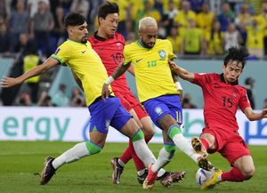 Brasil aplasta a Corea del Sur con goles de Vinicius, Neymar, Richarlison y Paquetá