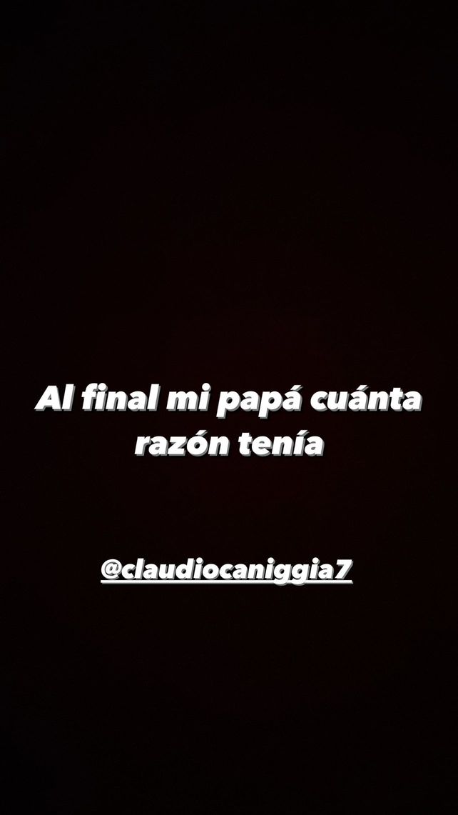 La historia con la que Alex Caniggia hizo una referencia a su papá, en medio del conflicto público con Mariana Nannis.
